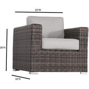 Set da giardino in vimini Rattan per 2 persone completamente assemblato con comodi cuscini - Product Image 4