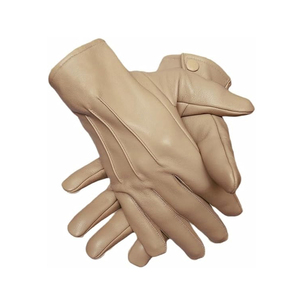 Gants en cuir véritable classiques à points de couture et boutons-pression, durables, de haute qualité, respirants, personnalisables - Product Image 2