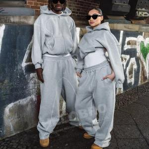 ผลิตเสื้อฮู้ดดี้ผู้ชายไซส์ใหญ่พิเศษแบบสั่งทำ ขายส่งเสื้อฮู้ดดี้ผ้าฝ้ายหนานุ่มหรูหรา 100% 500gsm ผ้าเฟรนช์เทอร์รี่ - Product Image 6