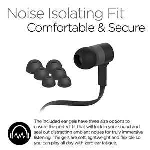 Auricolari musicali cablati Low Ryder da 3,5 mm con microfono - Product Image 5