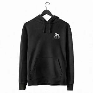 Sudadera con Capucha para Hombre GYM Active, Color Sólido, Felpa Francesa, Transpirable, Corte Regular, Logotipo Frontal, Ropa de Invierno, Venta al Por Mayor, 100% Algodón - Product Image 2