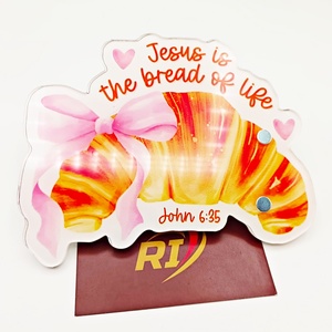 Ornement religieux chrétien en acrylique de forme personnalisée, motif cils, imprimé UV, verset biblique, décoration intérieure religieuse, fournisseur OEM ODM - Product Image 1
