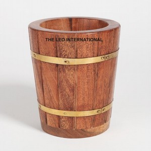 Elegante Portaplumas de Madera Hecho a Mano, Pulido Natural, para Decoración de Mesa y Encimera, Gran Venta - Product Image 5