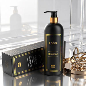 Cosmo Round Pump Bottle Body Wash Custom Cosmetic Packaging Wholesale 500ml HDPE Plastic Shampoo Hair Care <b>Conditioner</b> - Product Image 6