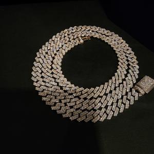 Cadena Cubana Unisex Única para Joyería Hip Hop, Plata de Ley 925 con Diamante Cultivado en Laboratorio de 20MM, Regalo para Todos los Amantes de la Cultura Cubana - Product Image 2