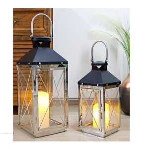 Royal Looking Handcrafted Designer Large Size Candle Holder <b>Lantern</b> <b>Set</b> of 2 Designer Unique Customized <b>Lantern</b> - Product Image 1