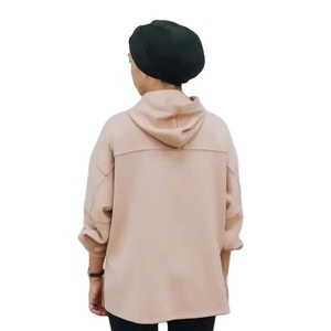 <b>Modest</b> 2Pcs <b>Set</b> Women Fashion Jogging Tracksuit French Terry Sports Fitness Activewear Athleisure Training Clothes Sweatsuit - Product Image 4