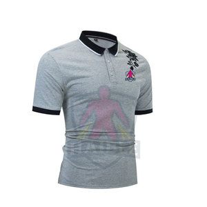 เสื้อยืดปักลายคุณภาพสูงสำหรับผู้ชาย ผ้าถักเนื้อแน่น แห้งเร็ว ระบายอากาศได้ดี สวมใส่สบาย สไตล์สตรีทแวร์ - Product Image 3