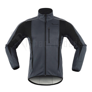 Blouson bomber coupe-vent camouflage pour homme avec fermeture éclair, col montant, en polyester, style sportif automne, manches classiques - Product Image 3