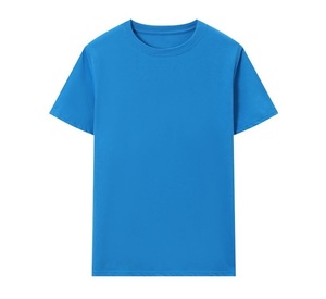 T-shirt décontracté pour homme, coupe classique, en coton biologique 100% lavé, tricoté, écologique, 220g, manches courtes, col rond, couleur unie - Product Image 2