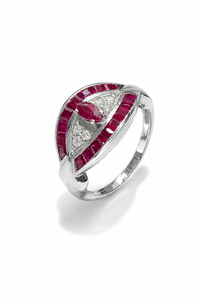 <b>Emerald</b> and Diamond Children's Luxury <b>Ring</b> in 925 Sterling <b>Silver</b> Rhodium Plated Unisex - Product Image 4