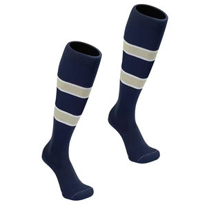 Chaussettes d'équitation sur mesure à faible MOQ avec logo, longueur genou, 100 % coton - Product Image 3