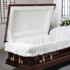 โลงศพไม้โกศสำหรับงานศพทำจากไม้เนื้อแข็งโลงศพ - Product Image 6