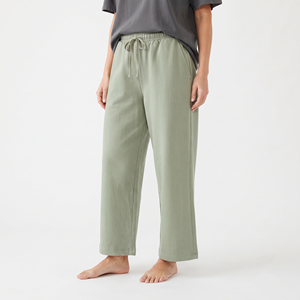 Fashionable Women Flared <b>Trousers</b> <b>Elastic</b> <b>Waist</b> Stretchy Cotton Fabric for Work Party or Travel Women Flared <b>Trousers</b> - Product Image 3