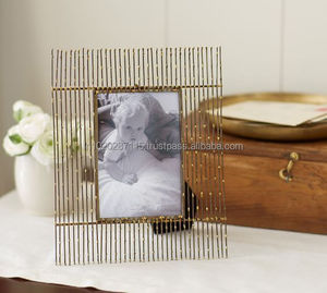 Cadre photo en métal, support photo en métal industriel pour décoration murale d'appartement loft, style d'espace de vie urbain moderne - Product Image 4