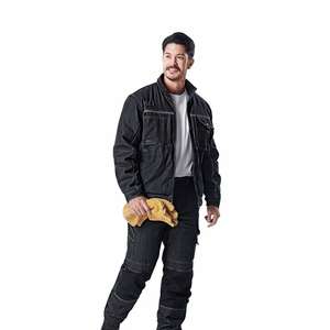 [T-BUC] Pantalones de Trabajo Aislantes de Mezclilla Negros TJS-301JP, Marca Coreana OEM/ODM - Product Image 1