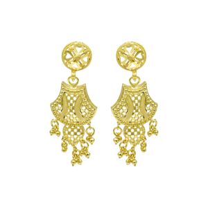 Wholesale 14K18K24K Micron Gold Plated Forming Dangle Earrings Fashion Earrings Middle Eastern <b>Bridal</b> Festive Party Earrings Set - Product Image 3