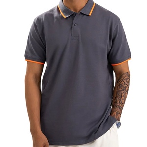 Camisas para Hombre Personalizadas de Primera Calidad, Camiseta Polo 100% Algodón, Cuello Alto, Logotipo Personalizado Impreso, Servicio OEM, Camiseta Polo para Hombre - Product Image 4
