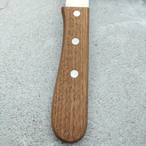 Custom Handmade Eco-Friendly Dishwasher Safe Modern Ambidextrous <b>Bread</b> <b>Knife</b> Stainless Steel Wooden Handle 9 in 3.0mm - Product Image 5