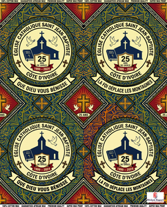Premium African Wax Print Fabric Manufacturer Custom Church Celebration Anniversary Convention Uniform Supplier - Product Image 5