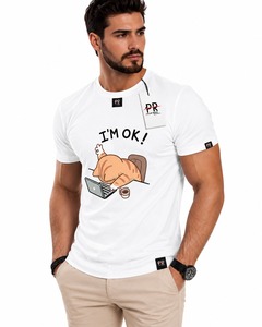 Nuevas camisetas de hombre extragrandes a la moda, con logo impreso DTF personalizado, cuello redondo, manga corta, diseño a rayas, camiseta ecológica para hombre - Product Image 1