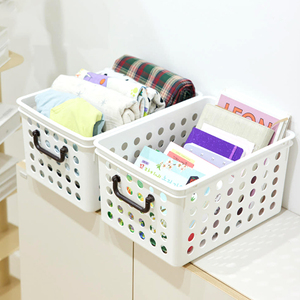 Organizador de Cajones SongSong, Juego de 5 Piezas, Apilable, Contemporáneo, Cestas de Almacenamiento para el Hogar, Fabricado en Corea, Mini Armario de Plástico PP Blanco - Product Image 6