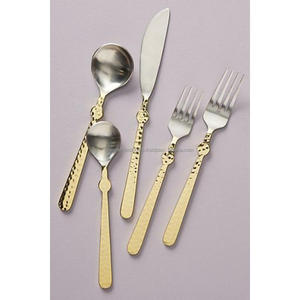 Ensemble de couverts élégants en acier inoxydable avec miroir argenté, couverts durables pour hôtel restaurant, traiteur - Product Image 2