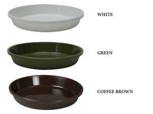 Flower Pot Saucers PP Floor Multiple Sizes Lightweight Wholesale <b>Plastic</b> Gardening Nursery Home Decor Hotel Lobby Indoor Outdoor - Product Image 2