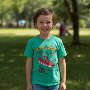 เสื้อยืดเด็กผู้ชาย ผ้าฝ้าย นุ่ม สบาย ใส่ได้ทุกวัน รับผลิตแบบ OEM ODM - Product Image 1