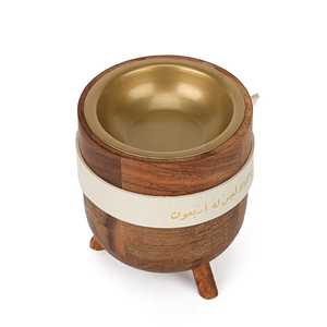Quemador de Incienso de Madera con Diseño Árabe y Logotipo Personalizado, Aromático, Religioso, Duradero, con Soporte para Varillas de Incienso - Product Image 6