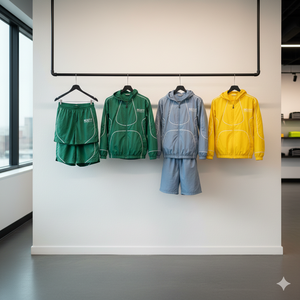 Ensemble de survêtement léger et résistant à la transpiration pour homme avec logo personnalisé Rexfit Sports, vente en gros - Product Image 5