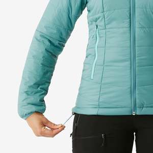 High Quality Women's Knitted Lightweight Puffer Hooded Jacket Winter Bomber <b>Coat</b> <b>Zipper</b> Button Breathable Autumn Casual - Product Image 3