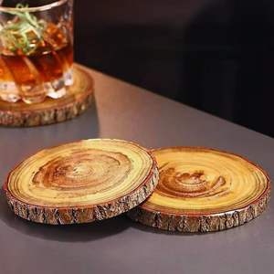 Ensemble de sous-verres en bois rustique - Product Image 5