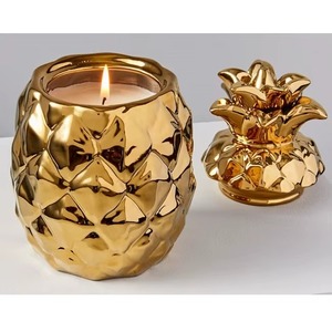 Warm Toned Metal Candle Jar for Home & Hotel Home Lighting Decoration Available Handmade Candle Jar - Product Image 3
