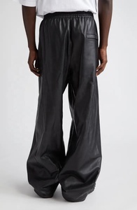 Vente en gros de pantalons décontractés pour hommes en cuir véritable à la mode pantalons longs de haute qualité pantalons en cuir véritable - Product Image 5