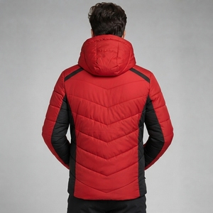 Men Puffer Jacket Custom Quilted Winter <b>Coat</b> Men Puffer Jacket Featuring Durable Polyester Fabric Soft <b>Padding</b> And Modern Cold - Product Image 3