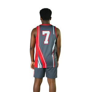 Conjunto de Uniforme de Baloncesto Sublimado Personalizado, Camisetas y Pantalones Cortos para Equipo OEM, Ropa Deportiva Transpirable de Secado Rápido que Absorbe la Humedad - Product Image 2