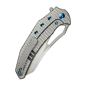 Couteaux pliants portables pour l'extérieur avec lame affûtée avec précision et manche léger pour le camping, la randonnée, la pêche et les voyages - Product Image 6