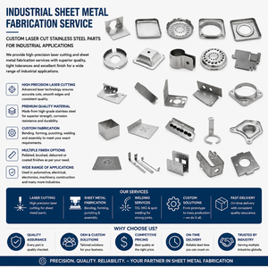 Premium Metal Laser Cutting Parts for Enclosures and Structural Brackets - Product Image 1