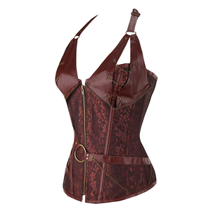 Corset en cuir pour femme sur mesure, disponible en taille personnalisée, look professionnel, corset en cuir à prix très compétitif - Product Image 6