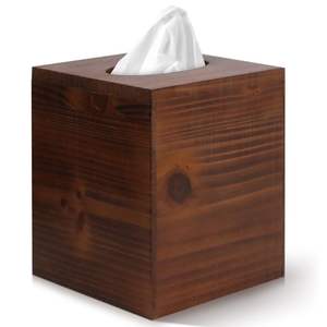 Caja de pañuelos de madera moderna para un estilo interior contemporáneo que ofrece líneas limpias y un diseño minimalista. - Product Image 4