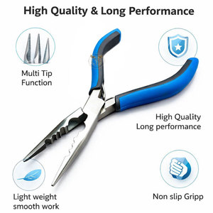 Stainless Steel Hair Extension Pliers and <b>Threading</b> Loop <b>Tool</b> for Micro Ring & Bead Extensions - Product Image 6