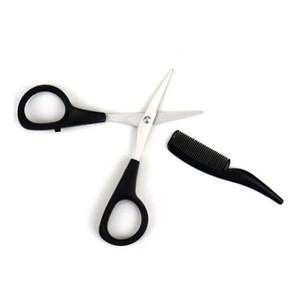 Plastic Handle <b>Scissor</b> Hair Cutting <b>Dog</b> <b>Scissors</b> & Grooming Shears Plastic Handle Stainless Steel - Product Image 2