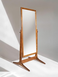 Miroir sur pied de style vintage, design orné, miroir décoratif pour chambre à coucher, salon et cadeaux, provenant d'Inde - Product Image 4