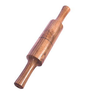 Rodillo de madera para amasar, utensilio de cocina para hornear, rodillo para masa de pan, accesorios de cocina - Product Image 4