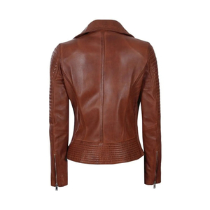 100% Genuine <b>Leather</b> <b>Jacket</b> for Women <b>Brown</b> <b>Leather</b> Fashion <b>Jackets</b> for Women Wholesale Best Selling New Women's <b>Leather</b> <b>Jackets</b> - Product Image 2