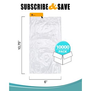 Approvato USDA 0.45 Mil ultrasottile 6X10 3/4-confezione 10000 pellicola di plastica Pop-Up in polietilene 6X10.75 per involucro di gastronomia da forno - Product Image 2