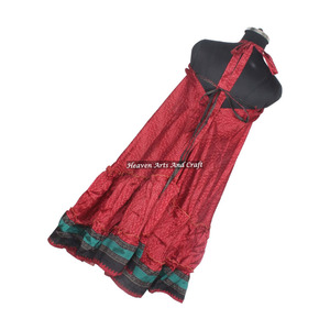 Nuevo Éxito en el Mercado Occidental: Vestido de Seda Sari Vintage 2026 para Mujer, Elegante Vestido de Noche sin Mangas para Damas - Product Image 5