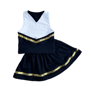 Vêtements de cheerleading de qualité supérieure, design solide, prix de gros direct usine, pour les équipes de jeunes et d'adultes, tenues de compétition. - Product Image 1