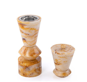 Bakhoor burner set with lid Aromatic <b>diffuser</b> home fragrance Decorative holder mubakhar All-season use <b>Oud</b> holder At Best Price - Product Image 1